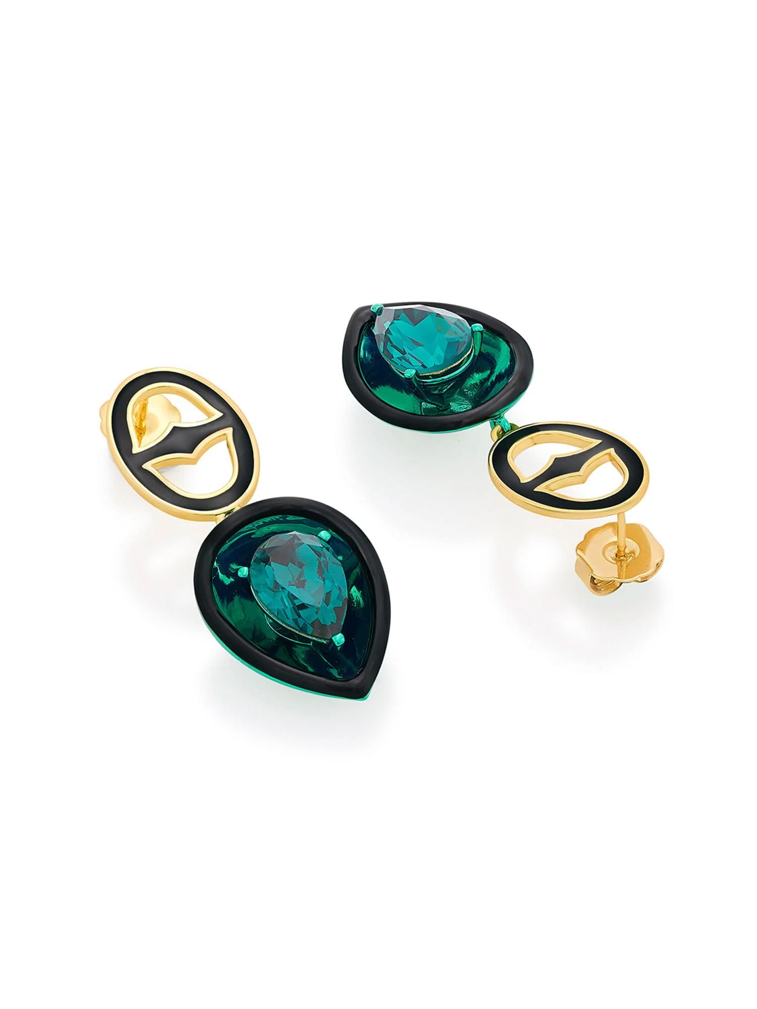 B-dazzle Glory Wrap Drop Earrings - Image 3