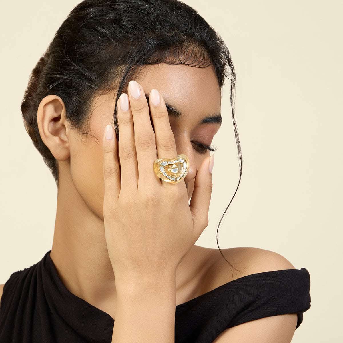 Love Mirrors Bombe Ring - Image 3