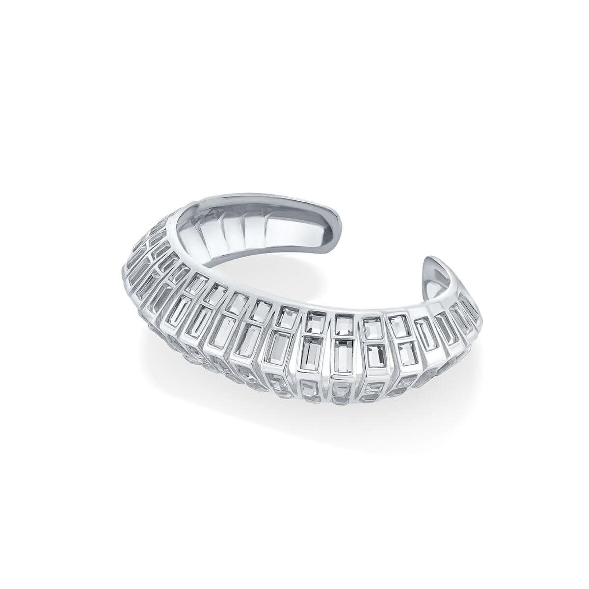 Silver Disco Mirror Rib Wristwear - Image 3